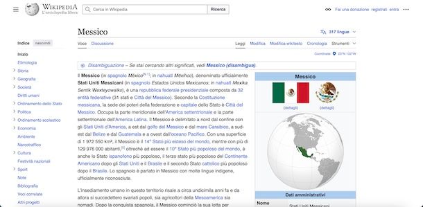 Ricerche su Wikipedia