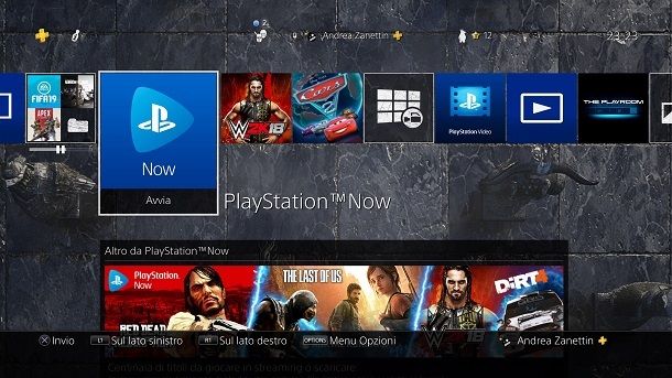 Come funziona PlayStation Now su PlayStation