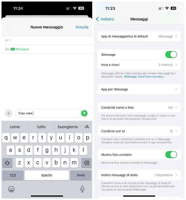 Come inviare un SMS dal cellulare