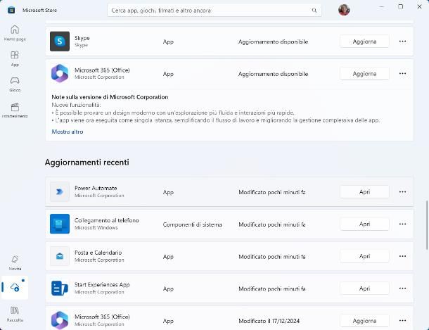 Come aggiornare Office 365 su Windows