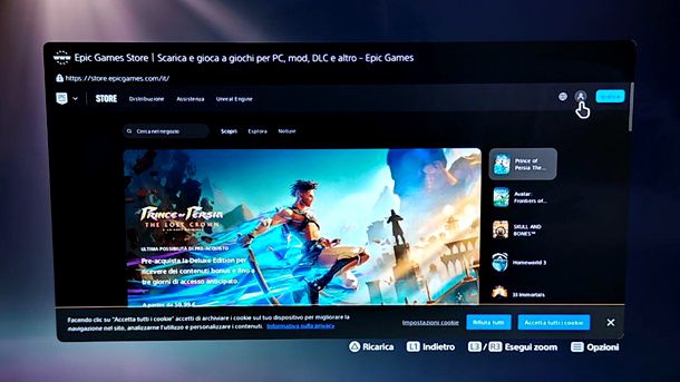 Come creare un account Epic Games su PS5