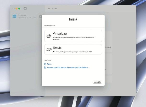 Come virtualizzare Windows 7