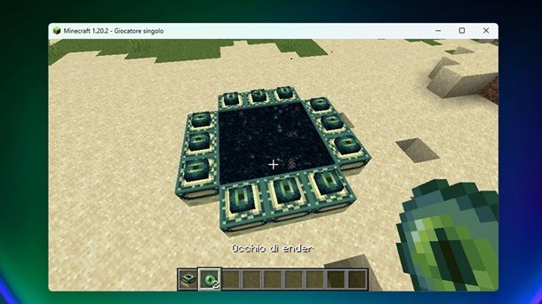 Come attivare il portale dell'End in Creativa Minecraft