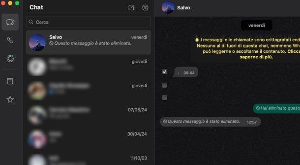 Inoltrare singoli messaggi