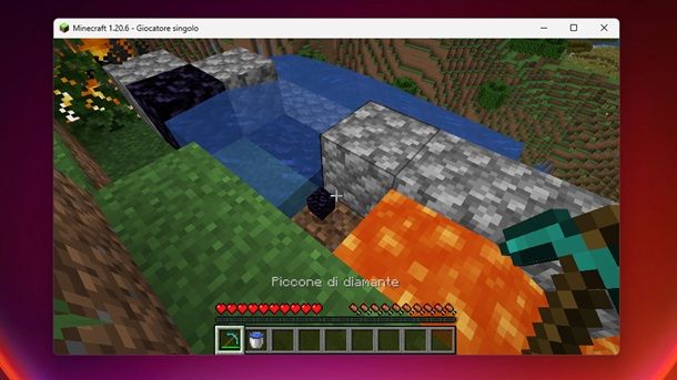 Ossidiana Minecraft