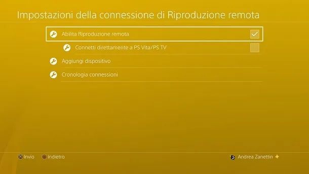 Operazioni preliminare su PS4