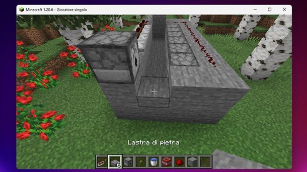 Lastra di pietra Minecraft