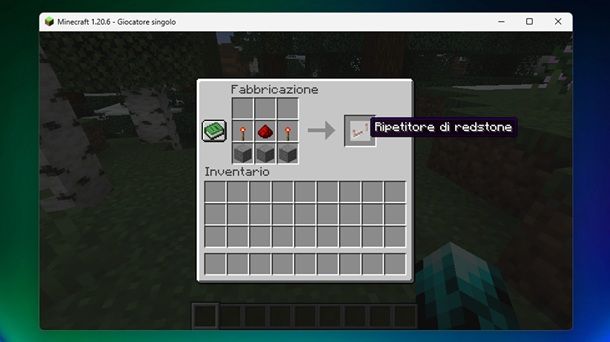 Ripetitore di redstone Minecraft