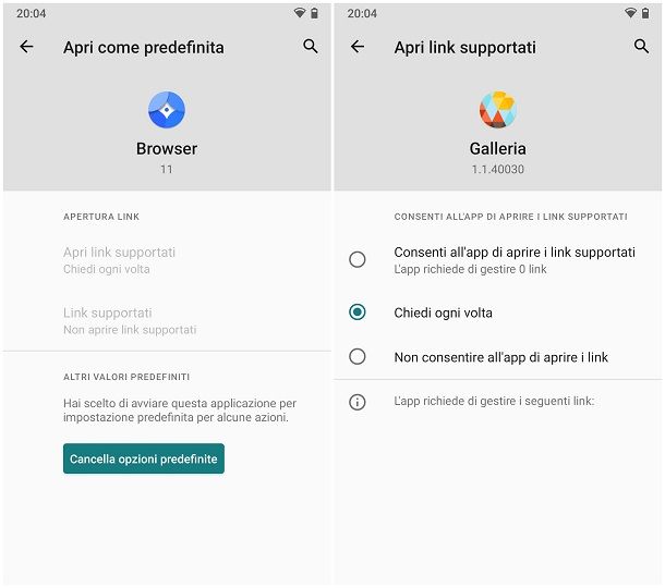 Come cambiare app predefinita per aprire un file su Android