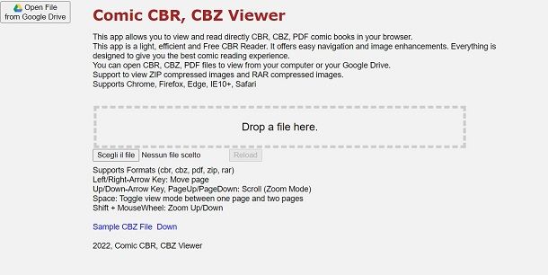 Comic CBR, CBZ Viewer