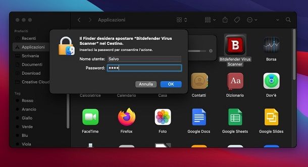 Come disinstallare Bitdefender su Mac