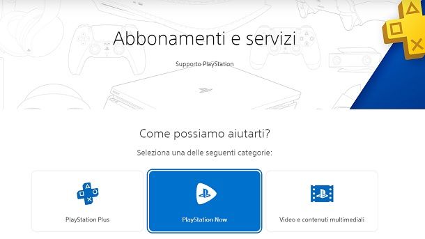 Assistenza PlayStation Now
