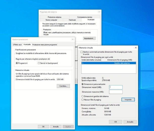 Come aumentare la RAM del PC Windows 10