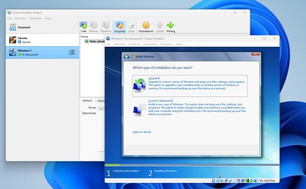 Come virtualizzare Windows 7