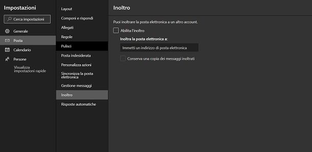 Come inoltrare un'email in automatico con Outlook