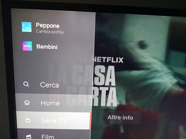 Come cambiare account Netflix su Smart TV