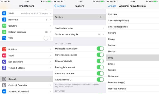 Come avere le nuove emoji su iPhone