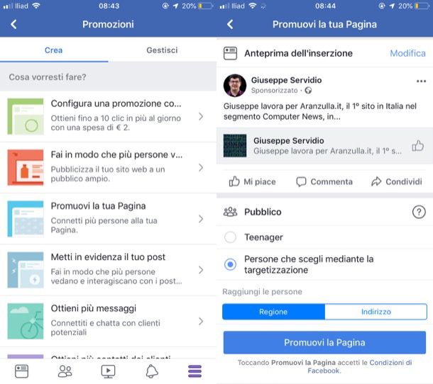 come pubblicizzare un prodotto su Facebook