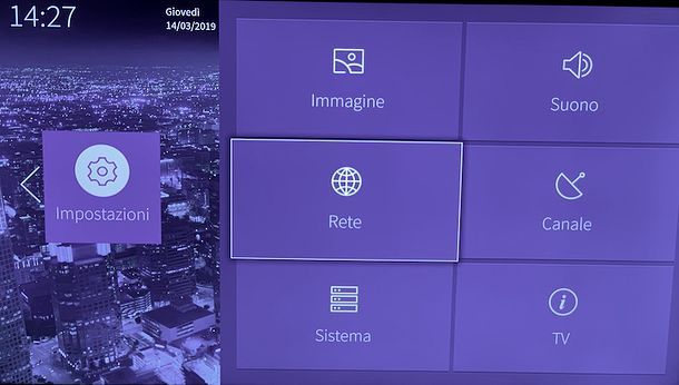 Menu TV Hisense