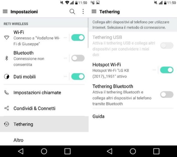 Come attivare hotspot Iliad