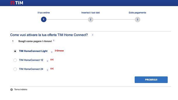 Attivazione TIM Home Connect