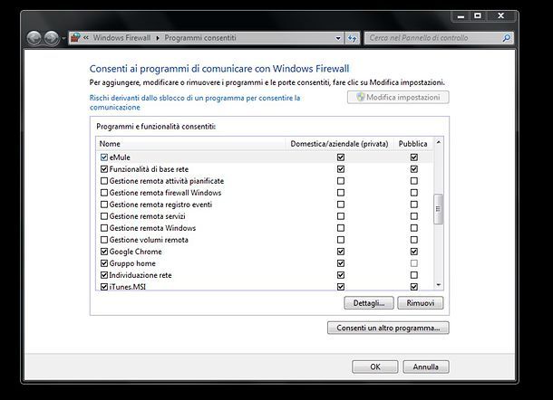 Firewall Windows 7