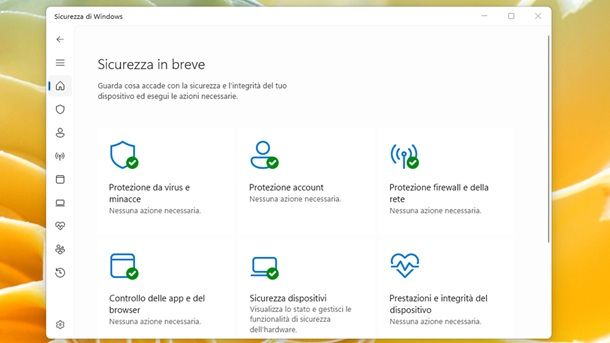 Utilizzare i giusti strumenti di sicurezza Windows 11