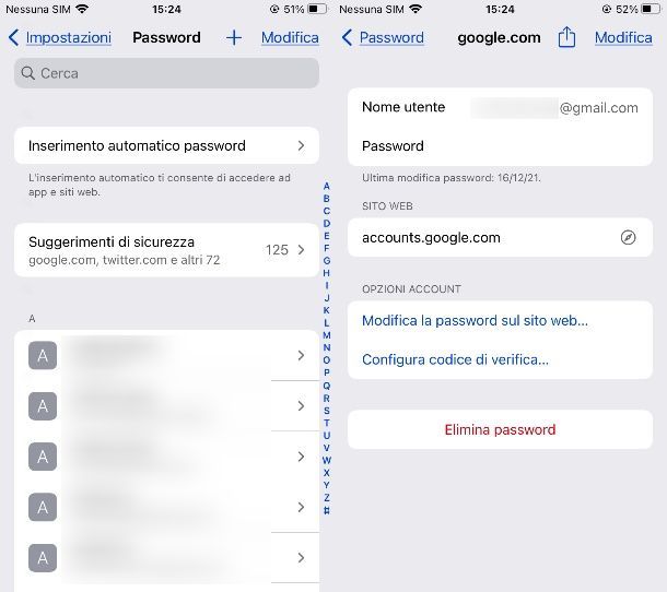 Come vedere la password di Google su cellulare