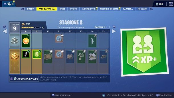 Pass Battaglia Fortnite