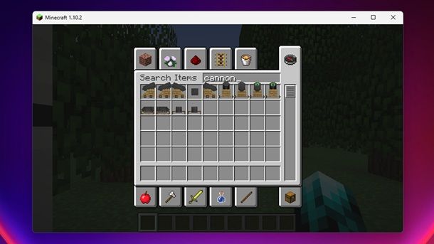 Cannone Minecraft Java