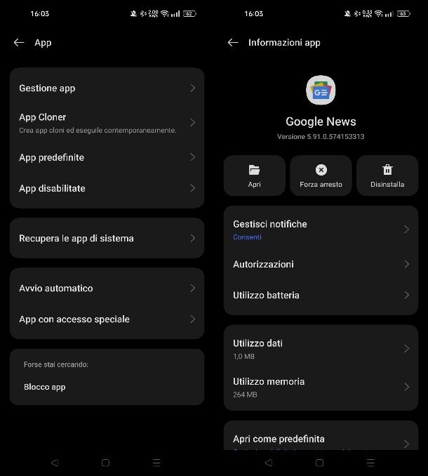 Come togliere Google News