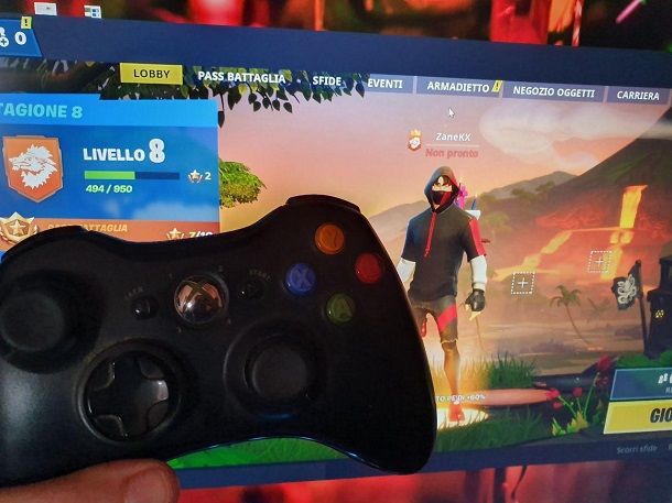 Controller Xbox 360 Fortnite