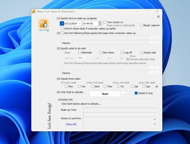 Come accendere automaticamente il PC