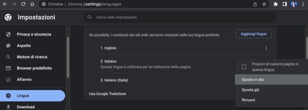 Come mettere Instagram in Italiano su Web