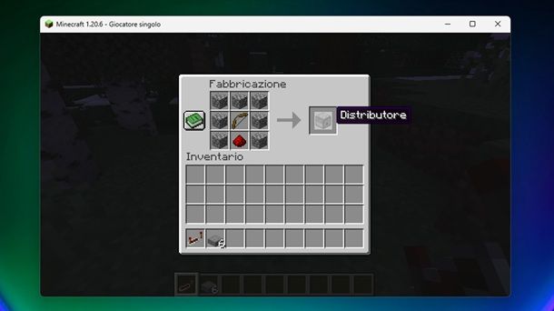 Distributore Minecraft