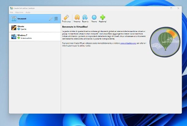 Come virtualizzare Windows 7