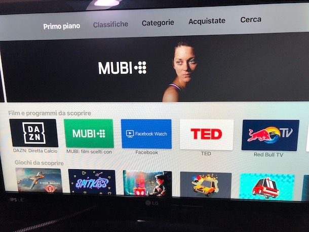 Come scaricare app su Apple TV