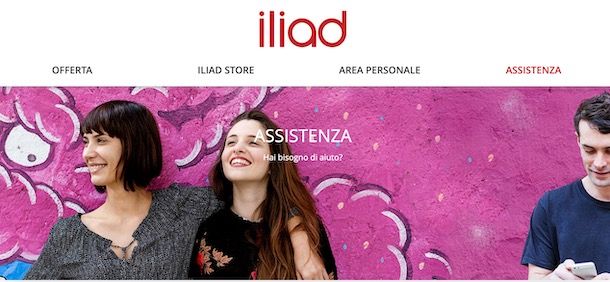 Assistenza iliad