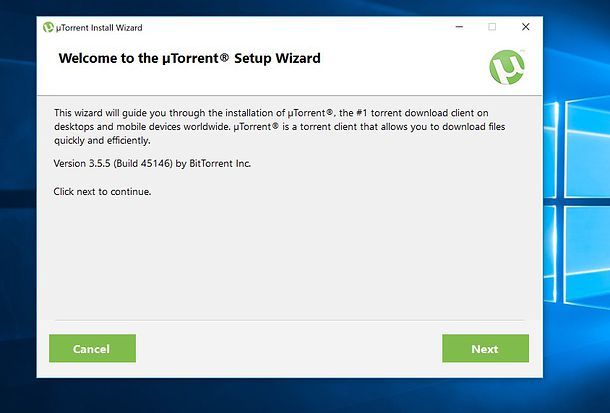 Installazione uTorrent Windows