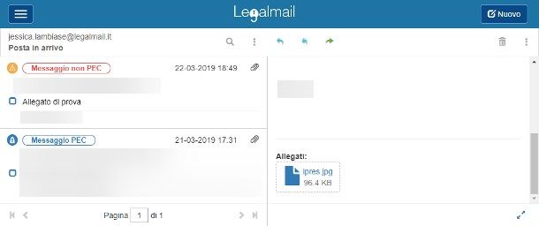 Come aprire allegati PEC