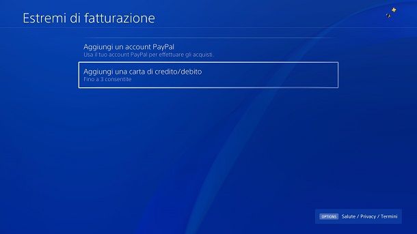 Come pagare su PlayStation Store