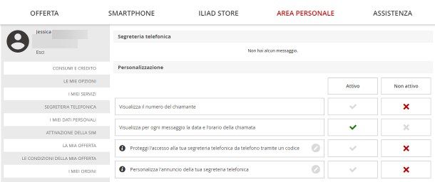 Come attivare la segreteria telefonica