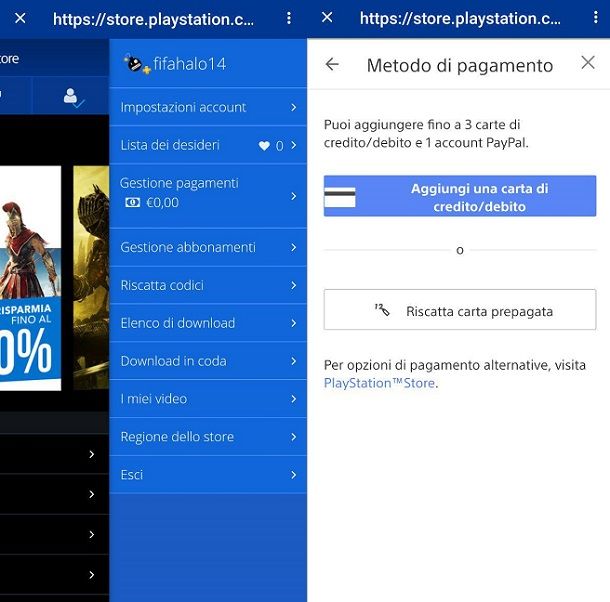 Come pagare su PlayStation Store | Salvatore Aranzulla