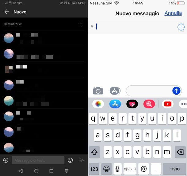 App Messaggi