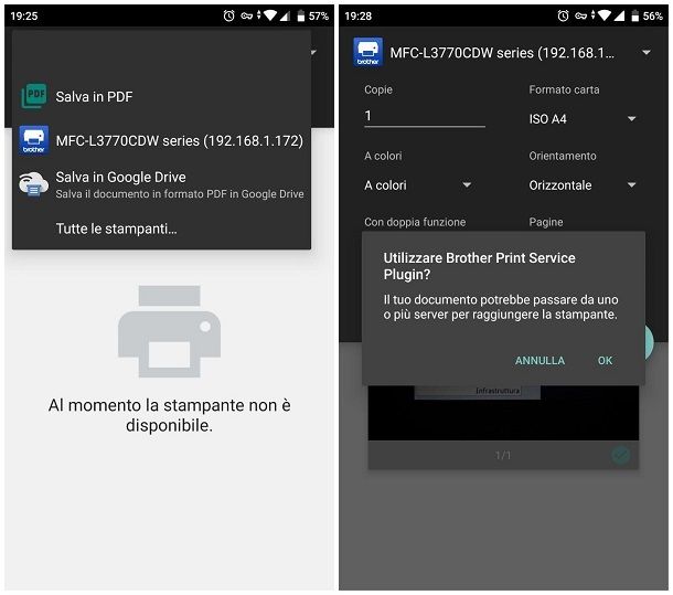 Plugin di stampa Brother - Android