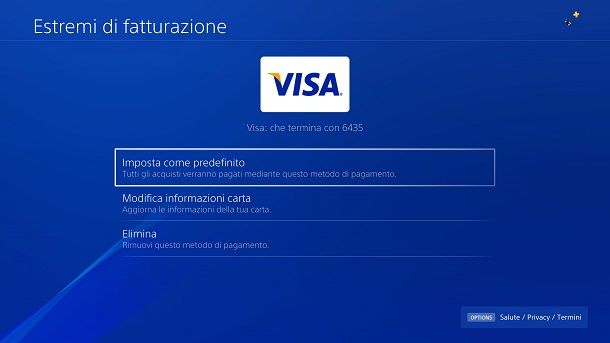 Come pagare su PlayStation Store