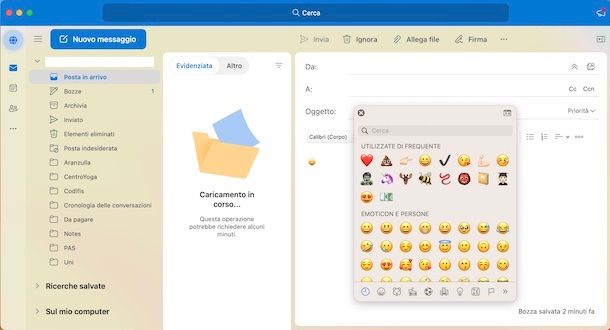 Fare le faccine con la tastiera su Outlook
