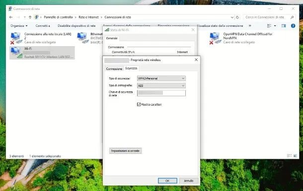 Password Wi-Fi Windows 10