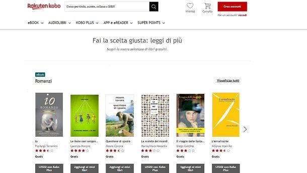 Scarica libri gatis Kobo