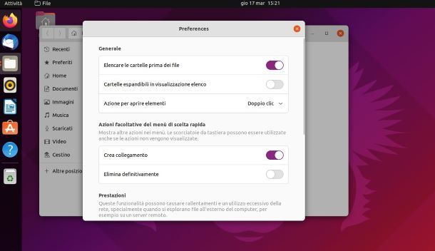 Come mettere icone sul desktop di Ubuntu